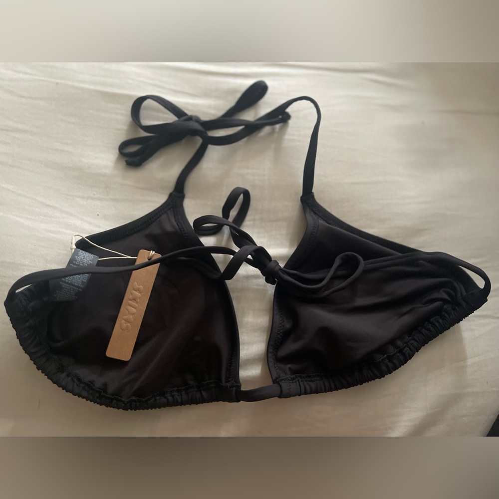 SKIMS Classic Triangle Bikini Top